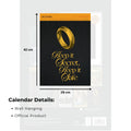 THE LORD OF THE RINGS 2027 A3 DELUXE CALENDAR