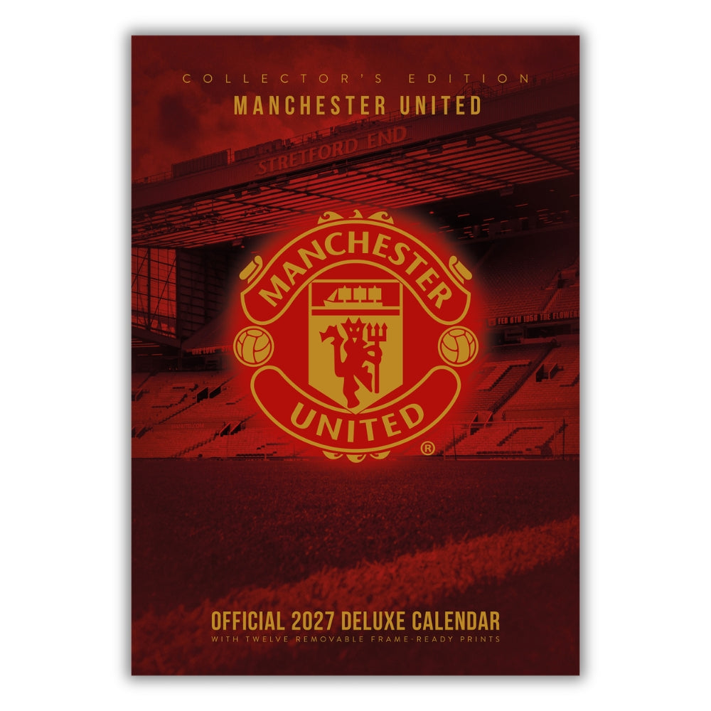 MANCHESTER UNITED FC 2027 A3 DELUXE CALENDAR - PRE-ORDER