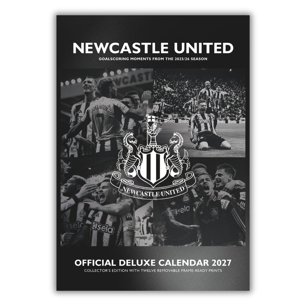 NEWCASTLE UNITED FC 2027 A3 DELUXE CALENDAR