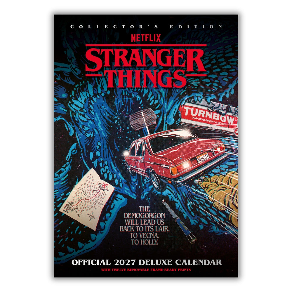 STRANGER THINGS 2027 A3 DELUXE CALENDAR