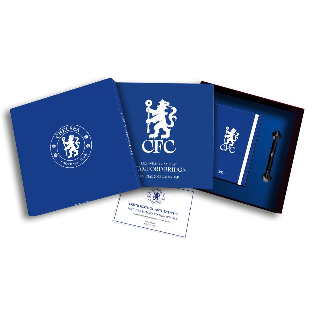 CHELSEA FC 2027 CALENDAR & DIARY GIFT BOX