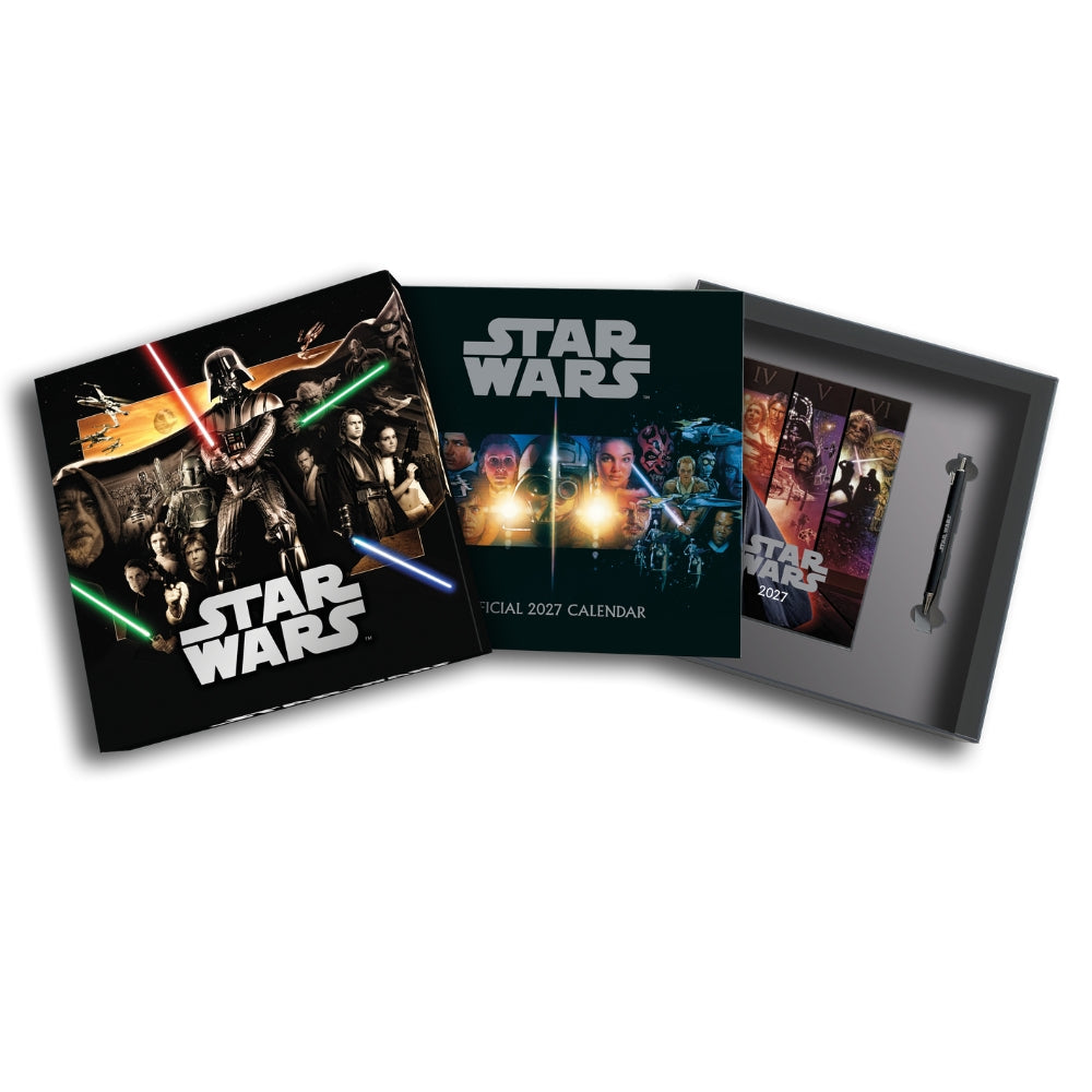 STAR WARS CLASSIC 2027 CALENDAR AND DIARY GIFT BOX SET - PRE-ORDER