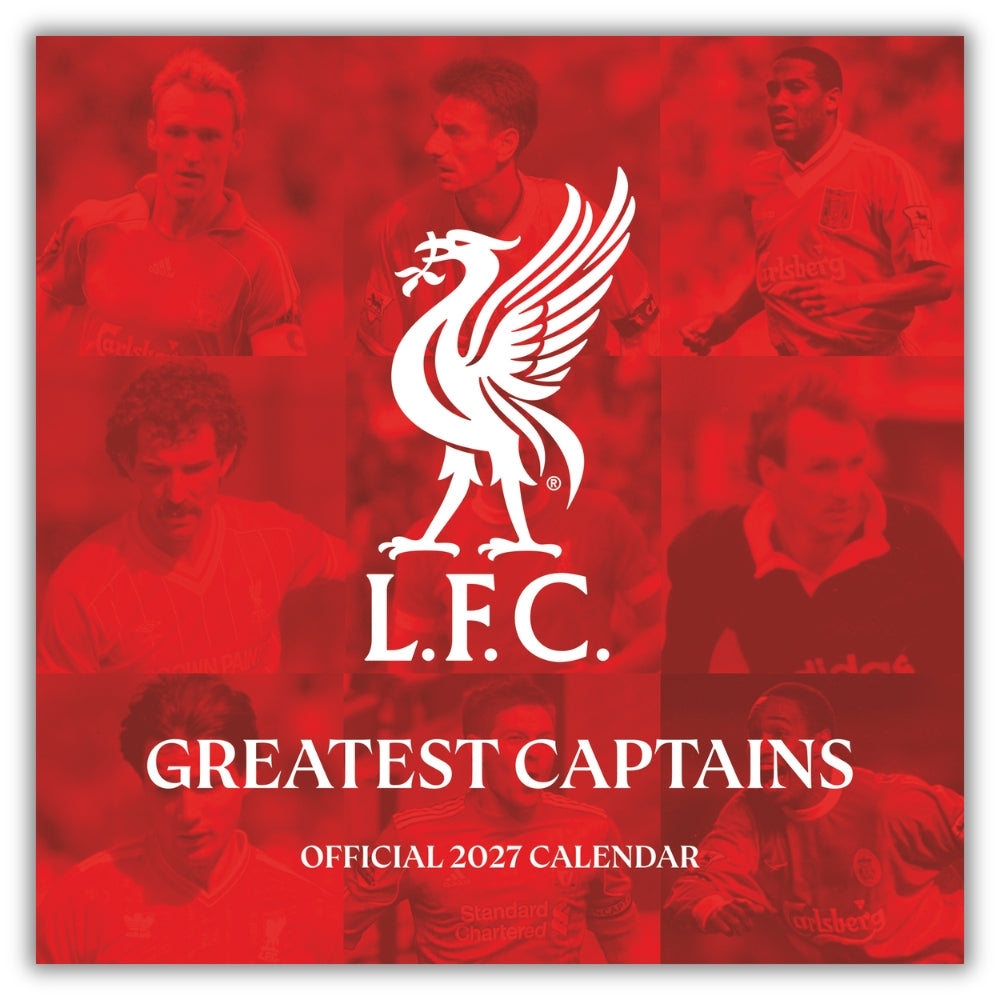 LIVERPOOL FC LEGENDS 2027 SQUARE CALENDAR