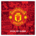 MANCHESTER UNITED FC LEGENDS 2027 SQUARE CALENDAR - PRE-ORDER
