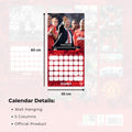 MANCHESTER UNITED FC LEGENDS 2027 SQUARE CALENDAR - PRE-ORDER