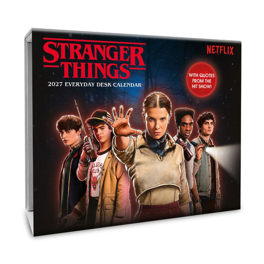 STRANGER THINGS 2027 DESK BLOCK CALENDAR