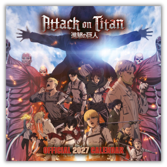 ATTACK ON TITAN 2027 SQUARE CALENDAR