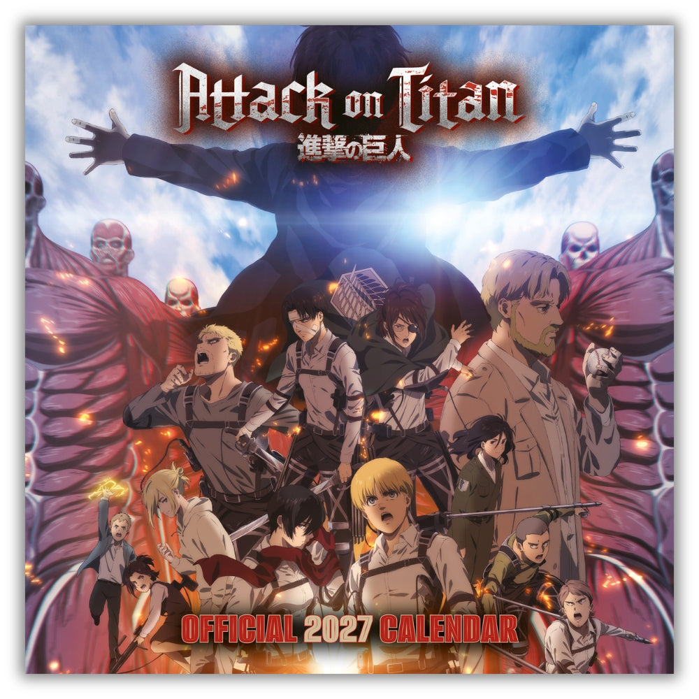 ATTACK ON TITAN 2027 SQUARE CALENDAR - PRE-ORDER
