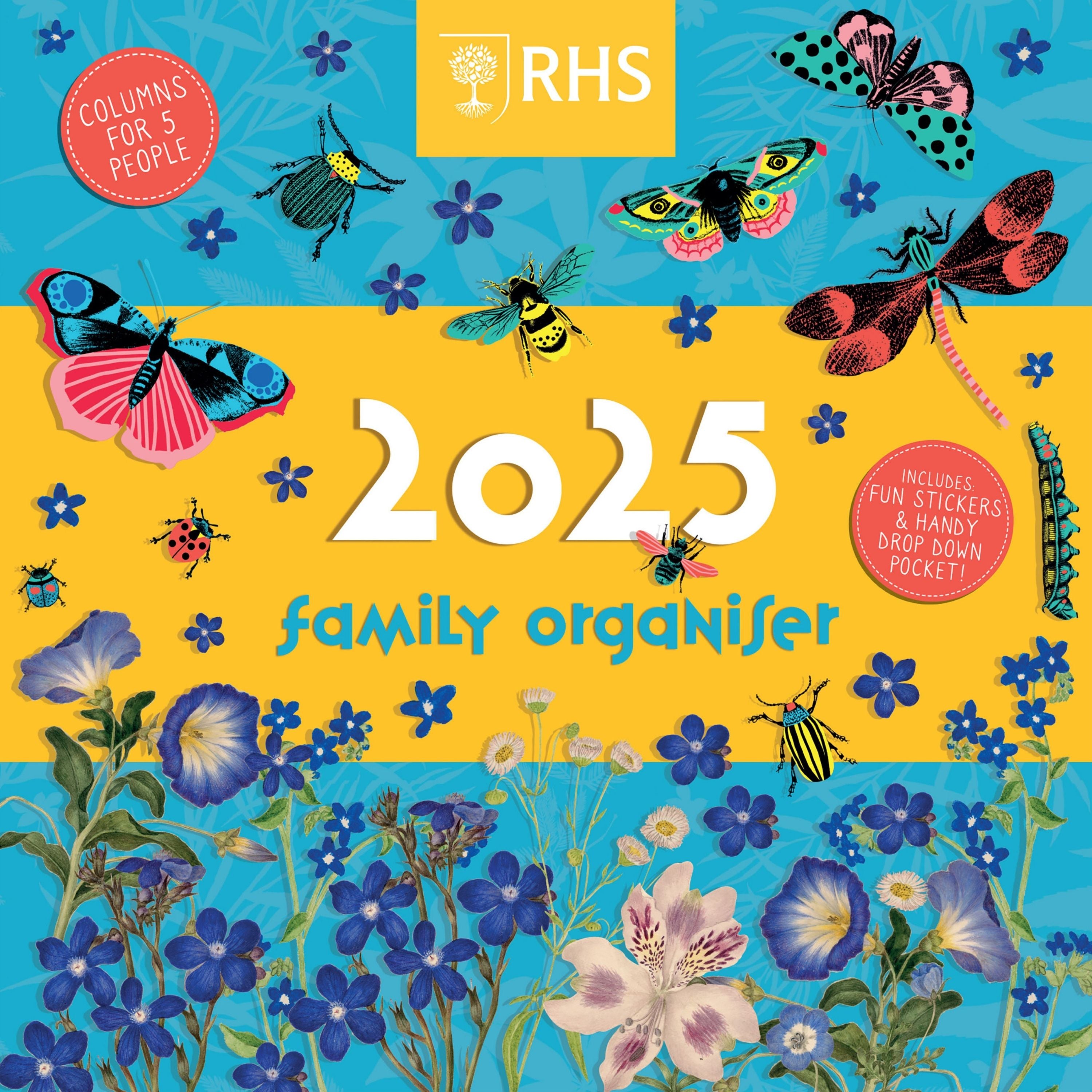 RHS 2025 FAMILY ORGANISER CALENDAR Danilo Promotions