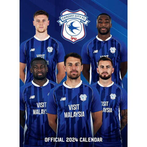Cardiff City FC 2024 A3 Calendar