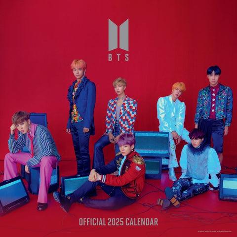 BTS 2025 VIERKANTE KALENDER - MEERTALIG