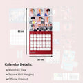 BTS 2025 SQUARE CALENDAR - MULTI-LANGUAGE