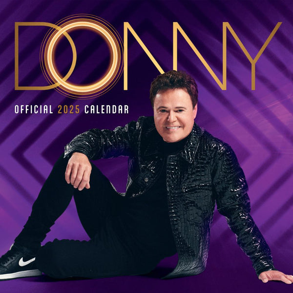 DONNY OSMOND 2025 SQUARE CALENDAR