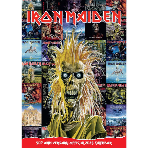 IRON MAIDEN 2025 A3 CALENDAR