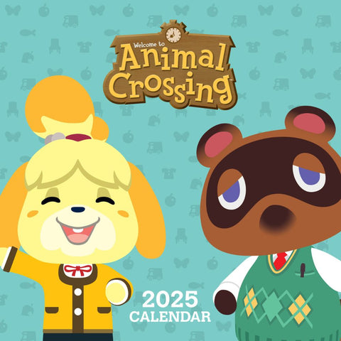 ANIMAL CROSSING 2025 SQUARE CALENDAR