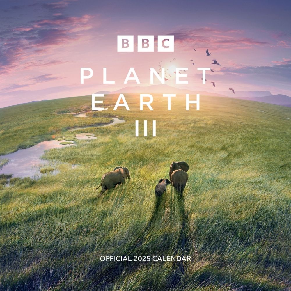 BBC EARTH 2025 SQUARE CALENDAR