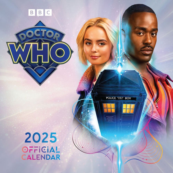 DOCTOR WHO THE 15TH DOCTOR 2025 SQUARE CALENDAR