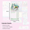 HATSUNE MIKU 2025 SQUARE CALENDAR