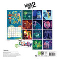 DISNEY INSIDE OUT 2 MOVIE 2025 SQUARE CALENDAR