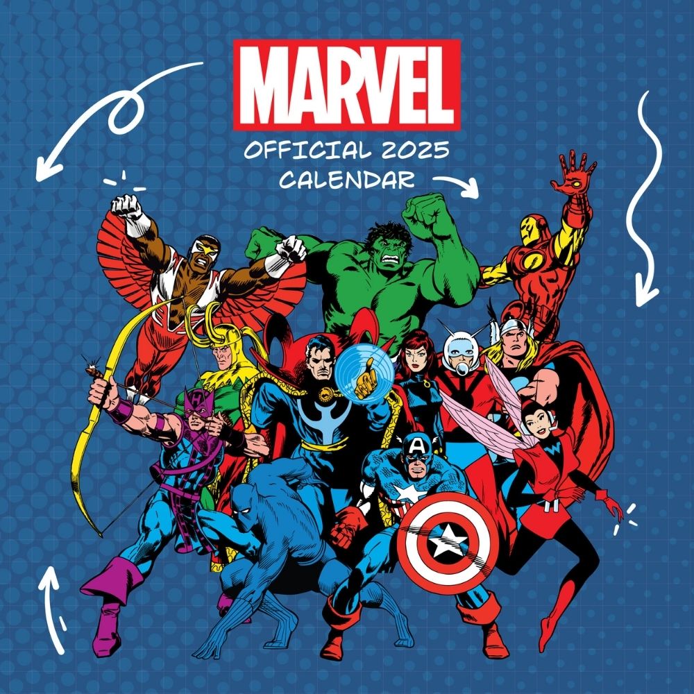 MARVEL COMICS 2025 SQUARE CALENDAR