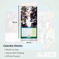 NARUTO SHIPPUDEN 2025 SQUARE CALENDAR