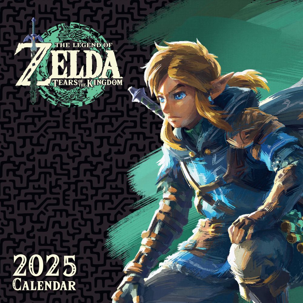 DE LEGENDE VAN ZELDA 2025 VIERKANTE KALENDER