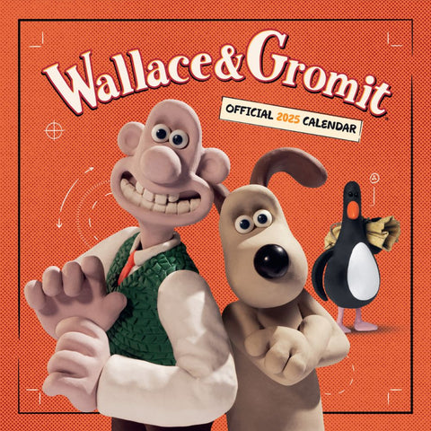 WALLACE EN GROMIT 2025 VIERKANTE KALENDER