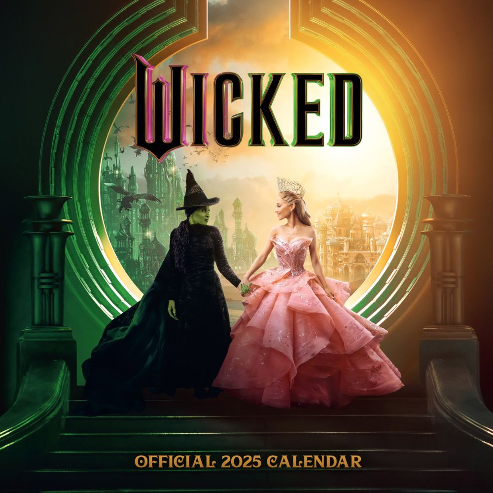 WICKED MOVIE 2025 VIERKANTE KALENDER