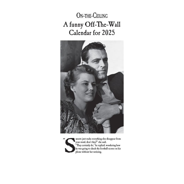 ON THE CEILING 2025 SLIM CALENDAR