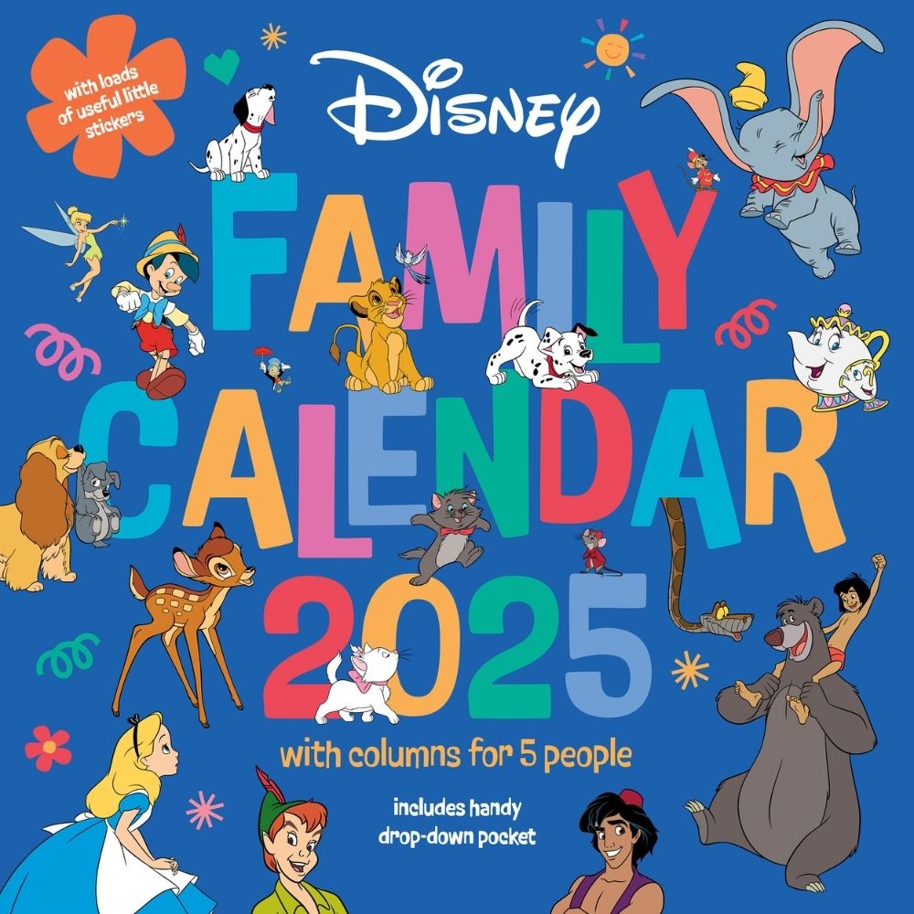 DISNEY CLASSICS 2025 FAMILY ORGANISER CALENDAR Danilo Promotions