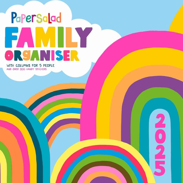 PAPER SALAD 2025 FAMILY ORGANISER CALENDAR