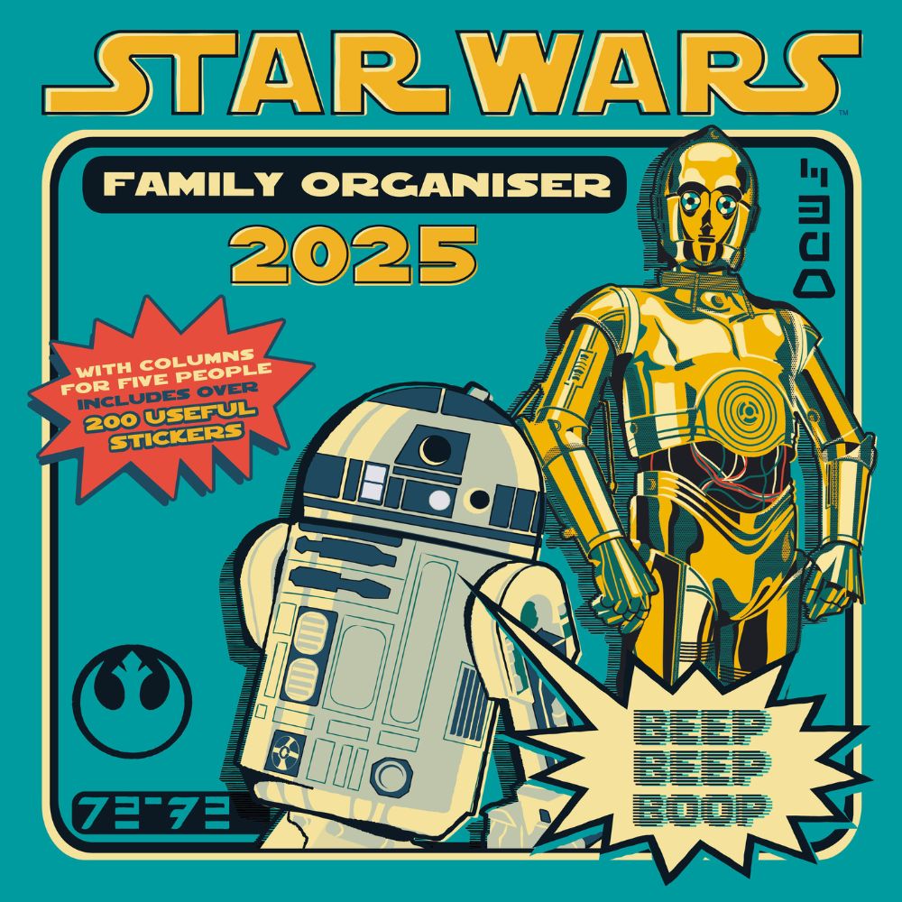 STAR WARS CLASSIC 2025 FAMILY ORGANISER CALENDAR Danilo Promotions