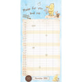 DISNEY WINNIE THE POOH 2025 FAMILY ORGANISER CALENDAR WITH STICKERS