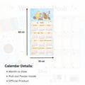 DISNEY WINNIE THE POOH 2025 FAMILY ORGANISER CALENDAR WITH STICKERS