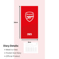 ARSENAL FC 2025 SLIM DIARY