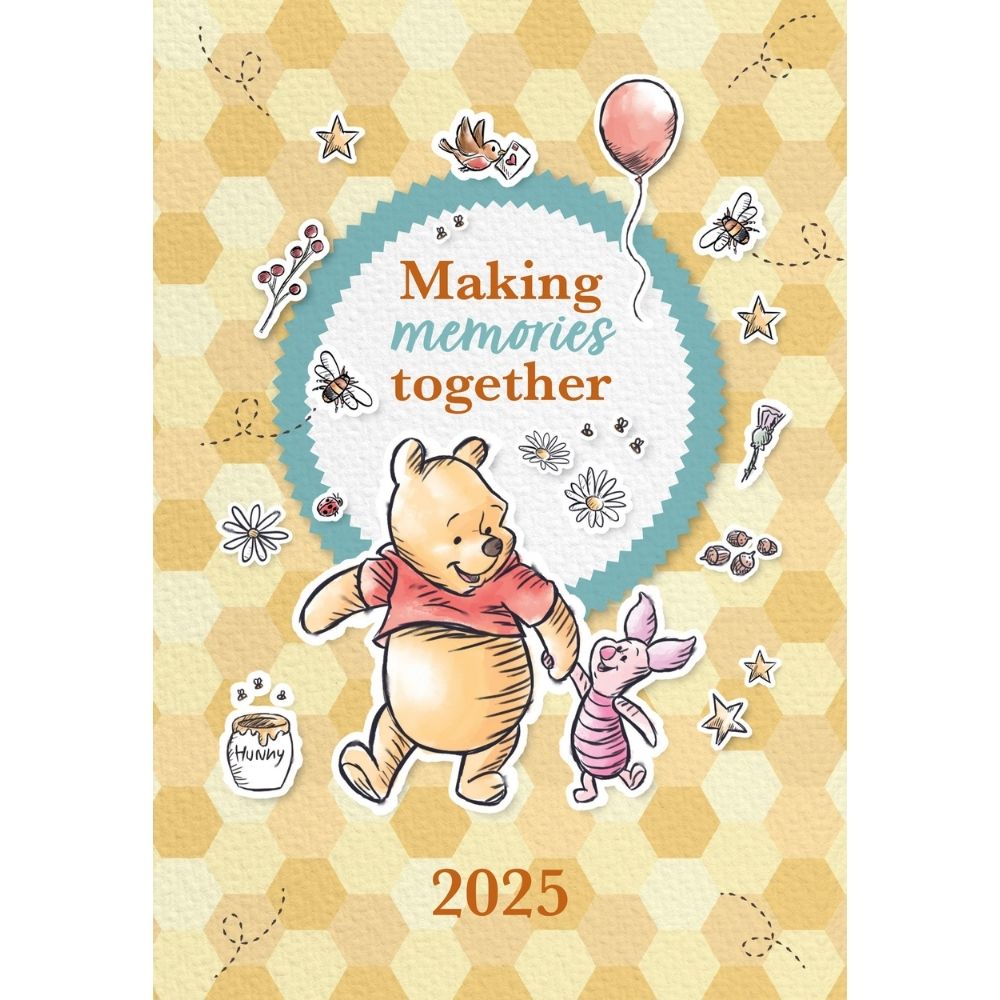 DISNEY WINNIE THE POOH SKETCHBOOK 2025 A5 DIARY Danilo Promotions