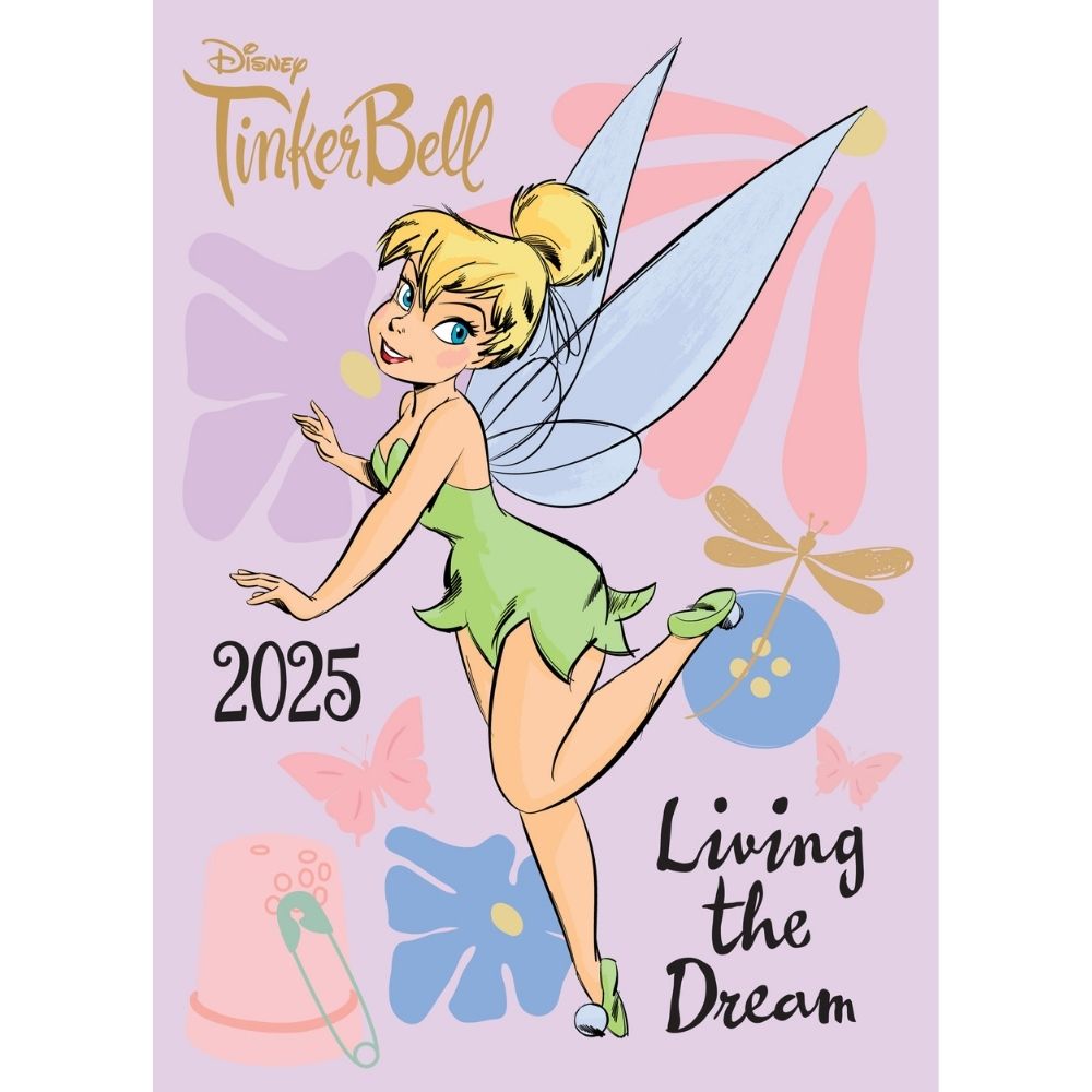 DISNEY TINKERBELL 2025 A6 DIARY Danilo Promotions