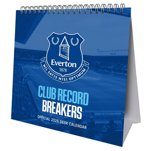 EVERTON FC 2025 DESK EASEL CALENDAR