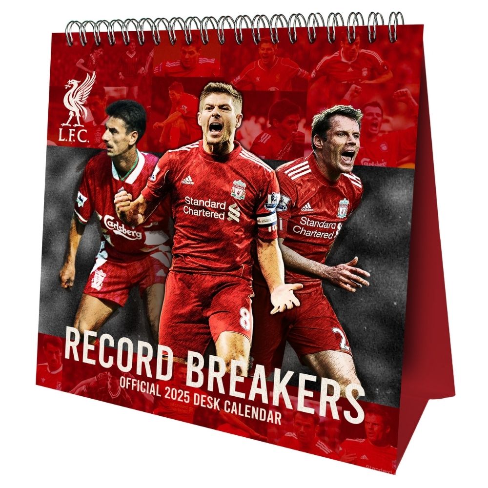 LIVERPOOL FC 2025 DESK EASEL CALENDAR