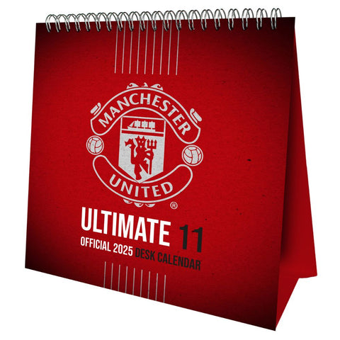 MANCHESTER UNITED FC 2025 BUREAU-EASELKALENDER