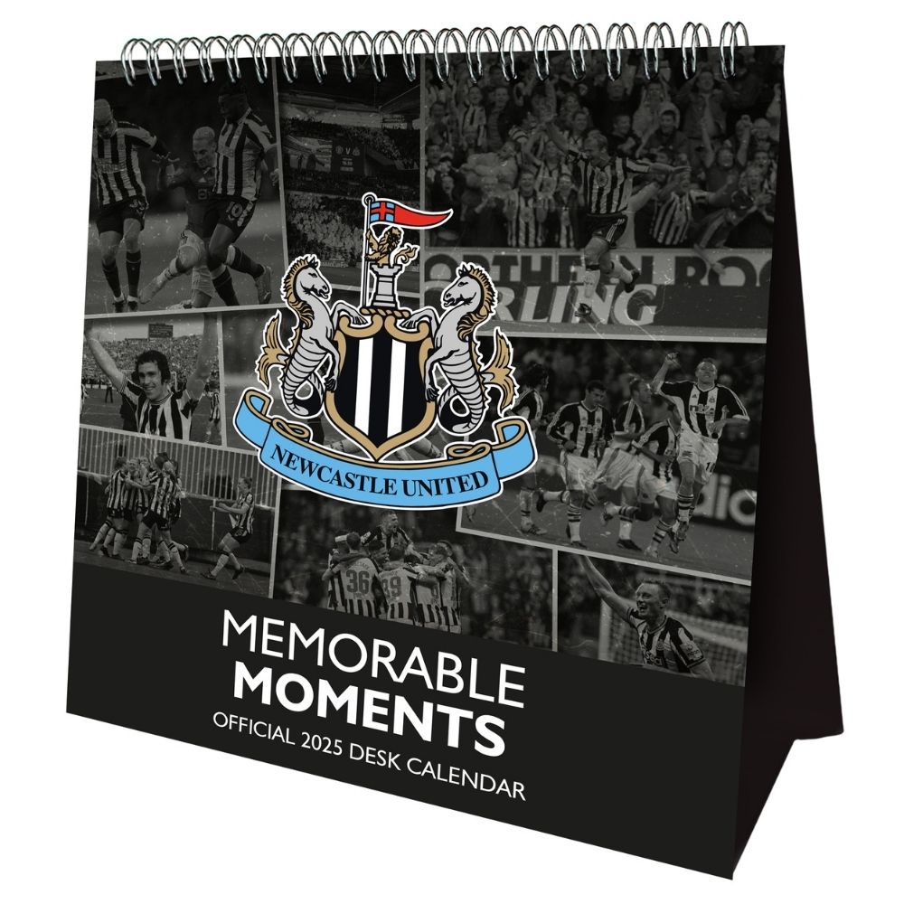 NEWCASTLE UNITED FC 2025 DESK EASEL CALENDAR Danilo Promotions