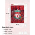 LIVERPOOL FC 2025 A3 DELUXE CALENDAR