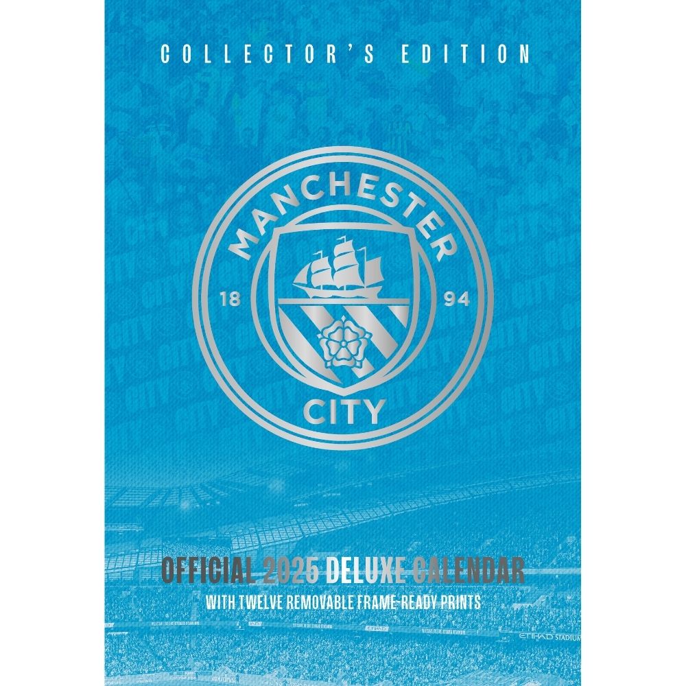 MANCHESTER CITY FC 2025 A3 DELUXE KALENDER