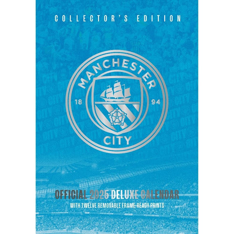 MANCHESTER CITY FC 2025 A3 DELUXE CALENDAR