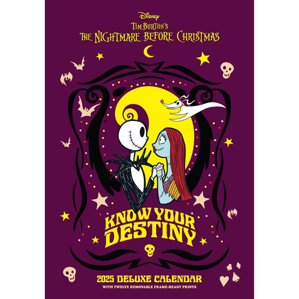 DISNEY THE NIGHTMARE BEFORE CHRISTMAS 2025 A3 DELUXE CALENDAR