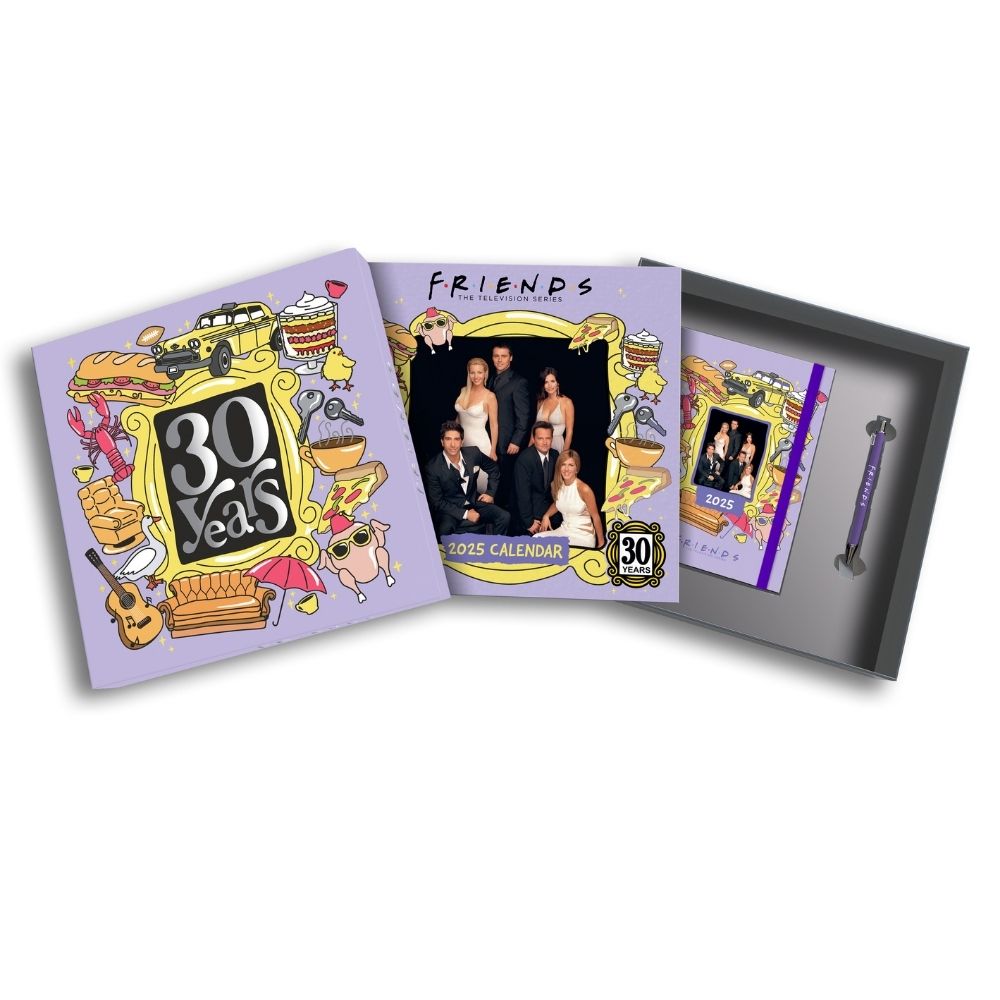 FRIENDS 2025 KALENDER EN DAGBOEK GESCHENKDOOS SET