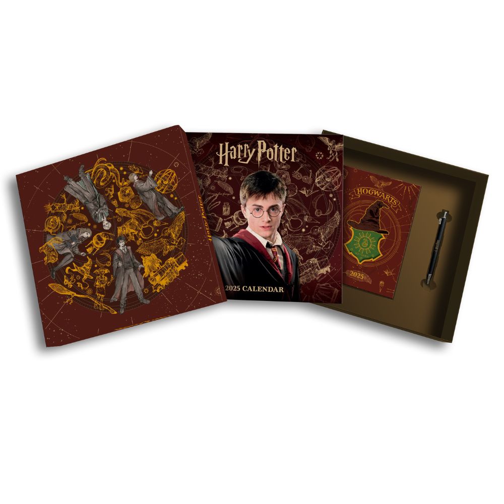 HARRY POTTER MOVIE 2025 CALENDAR AND DIARY GIFT BOX SET