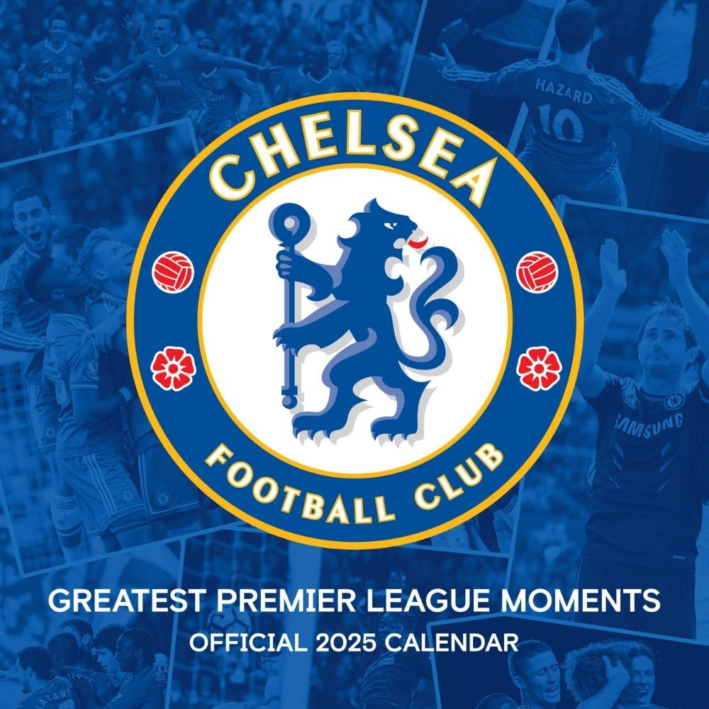 CHELSEA FC LEGENDS 2025 SQUARE CALENDAR