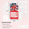 LIVERPOOL FC LEGENDS 2025 SQUARE CALENDAR