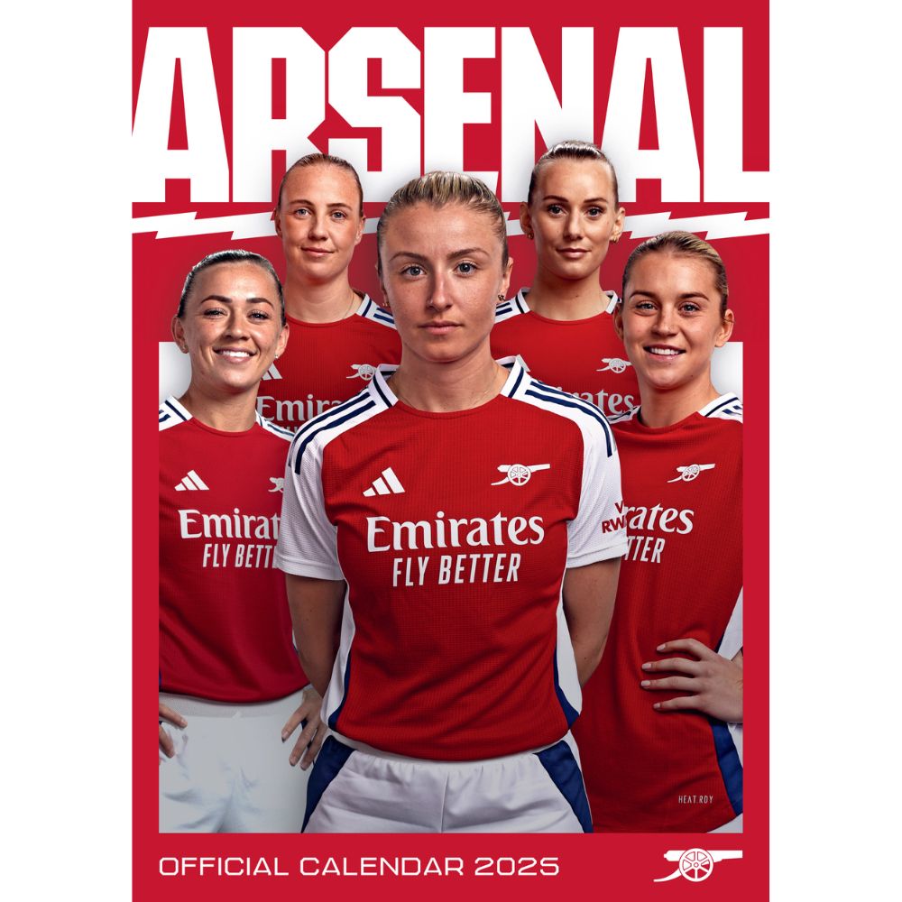 ARSENAL FC WOMENS 2025 A3 CALENDAR